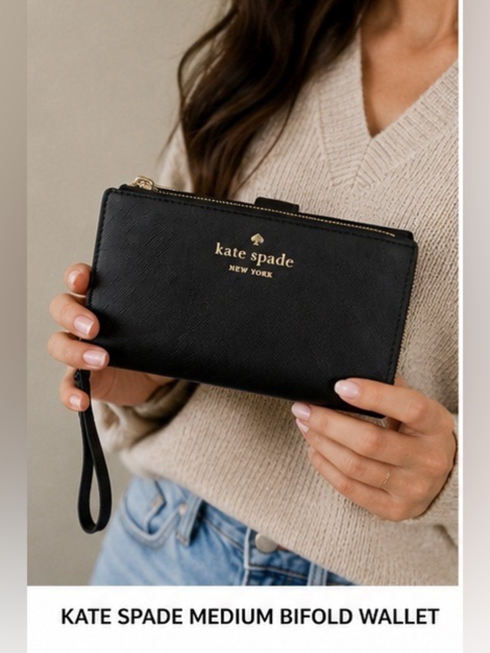 Kate Spade Medium Bifold Wallet - NEW